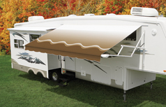 Black Steep Pitch Travel'r 12 Volt Awning Arms