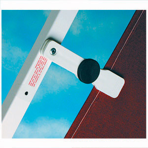 2/pk White Awning Canopy Clamps