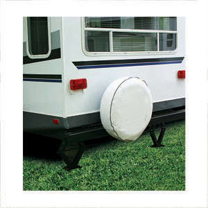 Colonial White 27" Spare Tire Cover