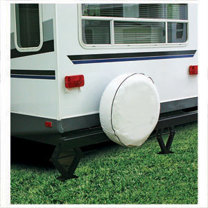 34" Size A Arctic White Spare Tire Cover