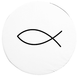 Size A Religious Fish Spare Tire Cover