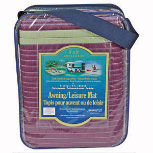 Burgundy 6' x 9' Reversible Awning Mat