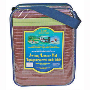 Brown 6' x 9' Reversible Awning Mat