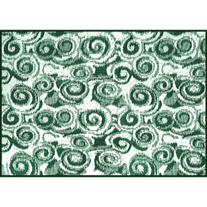 Green Swirl 8' x 16' Outdoor Mat