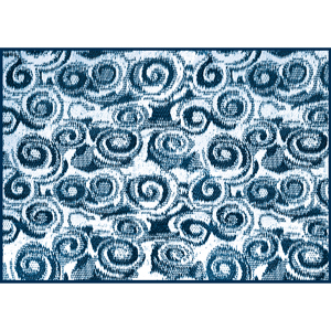 Blue Swirl 8' x 16' Outdoor Mat