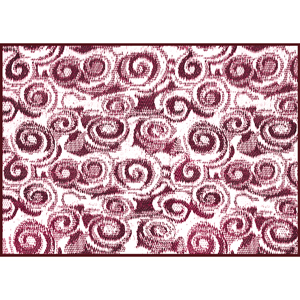 Burgundy Swirl 8' x 16' Outdoor Mat