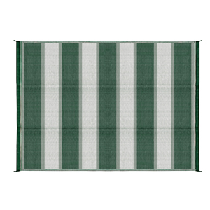 Green Stripe 6' x 9' Outdoor Mat