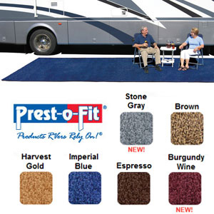 Imperial Blue 6' x 9' Patio Rug