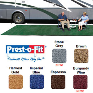 Green 6' x 15' Patio Rug