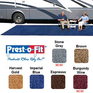 Imperial Blue 6' x 15' Patio Rug