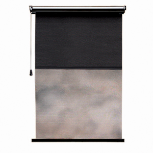 24" Black Case Maxi SideVisor w/ Right Pull Cord