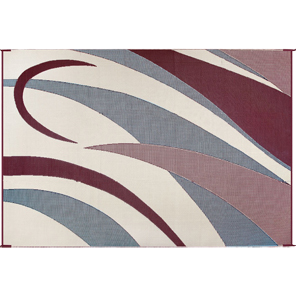 Graphic Mat Burg/Blk 8' x 12' Mat