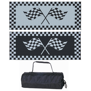 8' X 20' Racing Flag Awning Mat