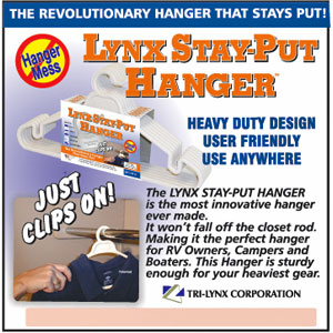 Stay-Put Cloths Hangers, 6/pk