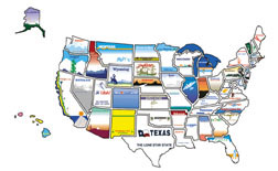 State Sticker Map