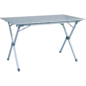 Aluminium Roll-Top Table