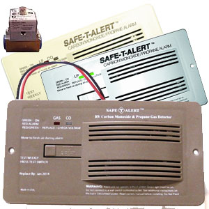 Brown CO & Propane Alarm w/ Solenoid