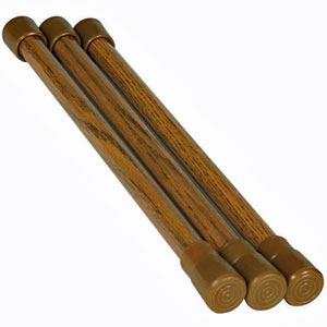 Extends 10"-17" Oak Cupboard/Refrig Bar, 3/cd