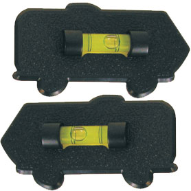 Black Motorhome Level, 2/pk