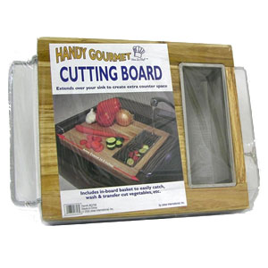 Wood Over-Sink Cutting Board
