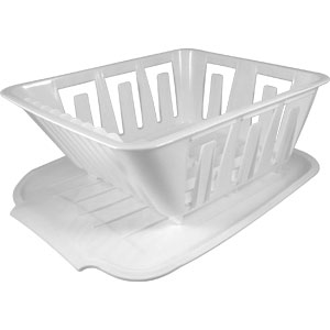 White Mini Dish Drainer