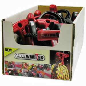 25/pk Large Cable Wraptor Display