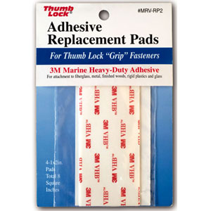 Adhesive Backed Replacement Pads, 4/ea