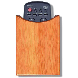 Oak Remote Control Holder