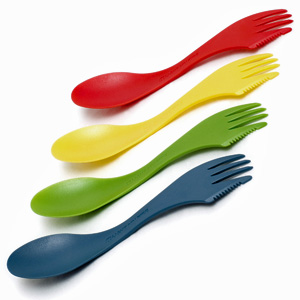 Spork Assortment, 4/pk