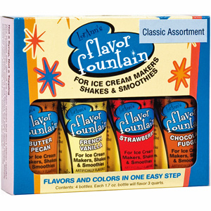 Ice Cream Flavor Fountain, 4/pk