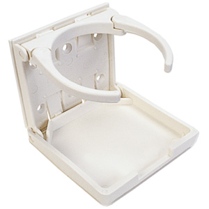 White Adjustable "Mugger" Drink Holder