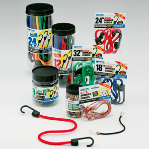 Assortment Heavy Duty Bungee Cord, 12/pk