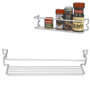 White Single Spice Rack