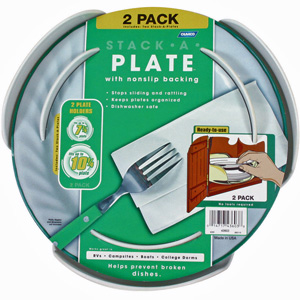 Colonial White Stack-A-Plate, set of 2