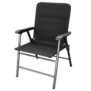 Baja Black Elite Folding Chair