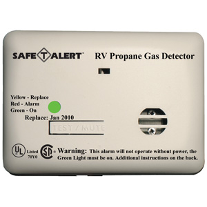 White Surface Mount 12 Volt Propane Detector