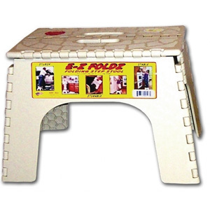 White E-Z-Foldz Step Stool