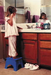 Blue E-Z-Foldz Step Stool