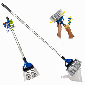 "StorMate" Collapsible Broom/Dustpan