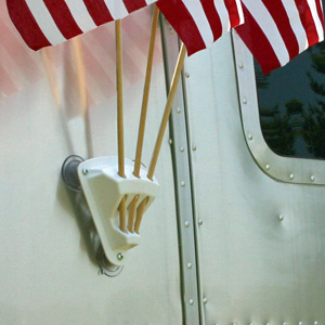 Triple Stick-On Flag Holder