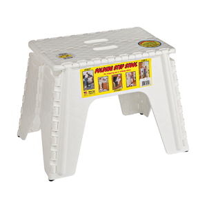 White 12" Step Stool