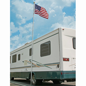 20' Telescopic Flag Pole