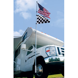 16' Fiberglass Telescopic Flag Pole Kit