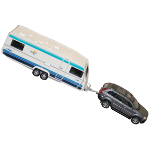 SUV & Trailer & Trailer RV Action Toy
