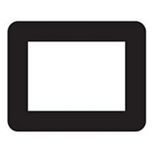 Black 5" x 7" Adhesive Picture Frame