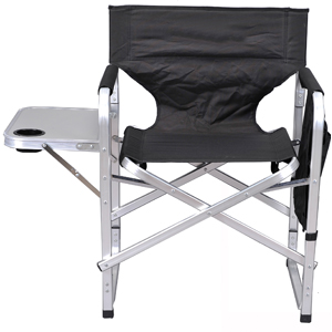 Black HD w/ Side Table Director's Chair