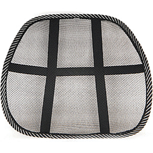 Beige Mesh Chair Back Support