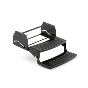 8" Drop 24" Wide Double Manual Trailer Step