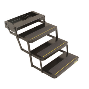 8" Drop 24" Wide Triple Electric Step