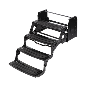 24" Rise Quad Manual Trailer Step